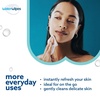 image:imageWaterWipes Beauty Sensitive OnTheGo Facial Wipes 999 Water Unscented Hypoallergenic Face Cleanser Wipes for Sensitive Skin Double Cleanse amp Skincare Routine 100ct 10 Packs