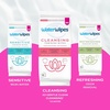 image:imageWaterWipes Cleansing Feminine Wipes pH Friendly for Daily Intimate Care Soothing Botanicals Gynecologist Approved Fragrance Free 112 Count 4 PacksCleansing