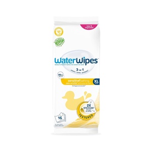 image:imageWaterWipes Sensitive Bathing Wipes 3In1 Cleans Cares Protects 999 Water Unscented amp Hypoallergenic 16 Count 1 Pack16 Count Pack of 1